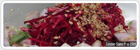 Salade de Racines, Betteraves Crues et Navets Crus