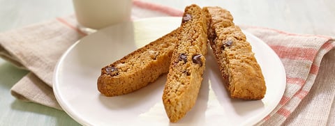 BISCOTTIS BANANES ET PÉPITES DE CHOCOLAT SANS GLUTEN*