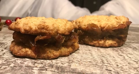 Biscuit à L'avoine Garni de Dattes