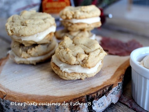Biscuits "sandwich" à L'érable