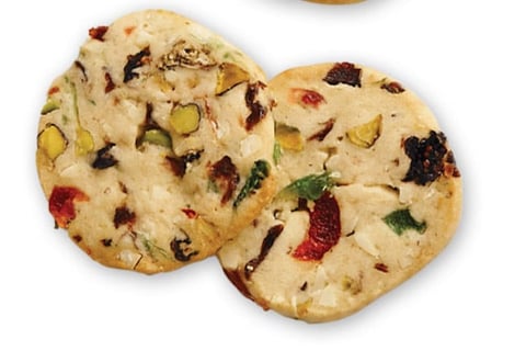 BISCUITS À LA CANNEBERGE ET AUX PISTACHES