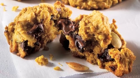 Biscuits à la Citrouille et aux Pépites de Chocolat Noir