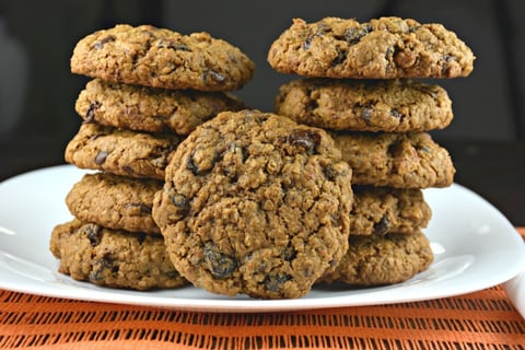Biscuits à la Mélasse, Avoine, Chocolat et Raisin