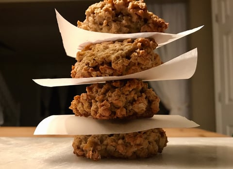 Biscuits à L'avoine et Banane