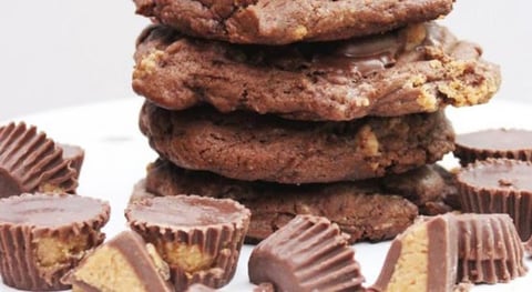 Biscuits au Chocolat, Beurre D’arachides et Reese