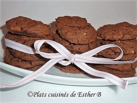 Biscuits au Chocolat et Fromage en Crème