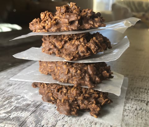 Biscuits au Corn Flakes Beurre D’arachides et Chocolat
