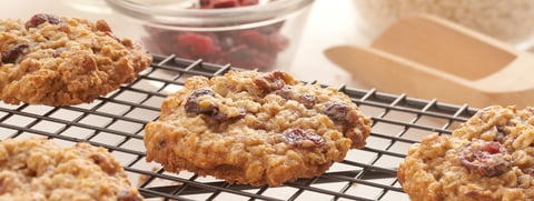 BISCUITS AU GRUAU ET AUX CANNEBERGES