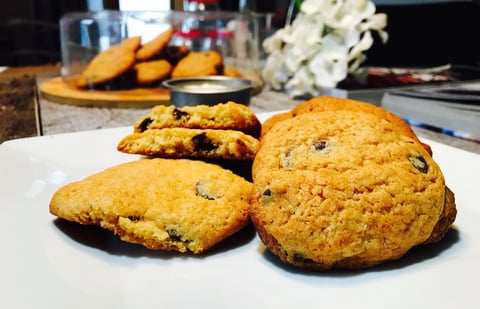 Biscuits aux Brisures de Chocolat et Yogourt