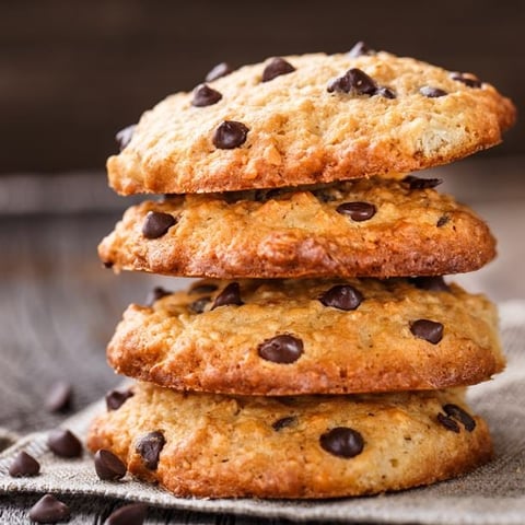 Biscuits aux Flocons D'avoine, Amande et Noix de Coco
