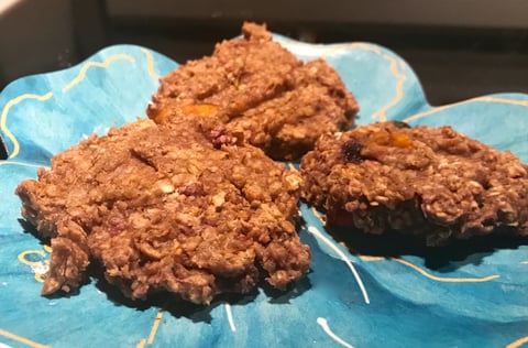 Biscuits aux Fruits, Avoine et Beurre D'arachide