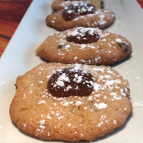 Biscuits aux Pépites de Chocolat et Caramel Fondant