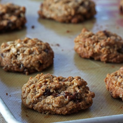 Biscuits Avoine et Raisins, Style Dad’s