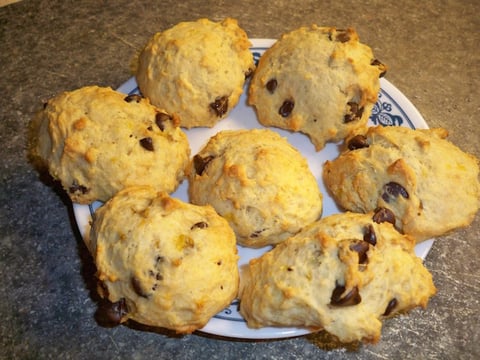 Biscuits Moelleux aux Bananes et Pépites de Chocolat