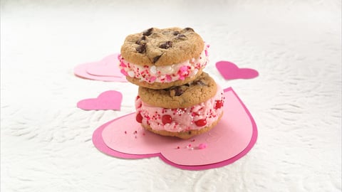 Biscuits Sandwichs de la Saint-Valentin