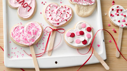 Biscuits Sucettes de la Saint-Valentin