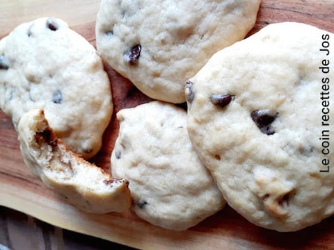Biscuits Tendres aux Bananes, Noix et Chocolat