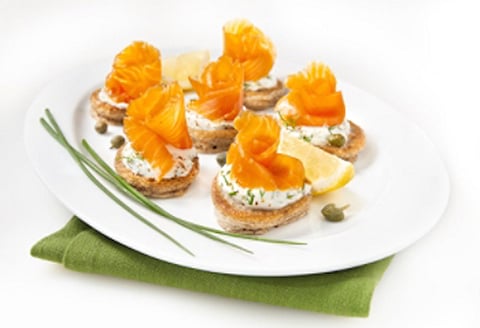 Blinis au Saumon Fumé