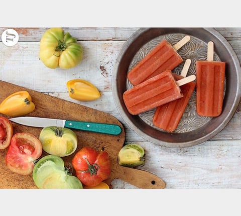 Bloody Mary Popsicles