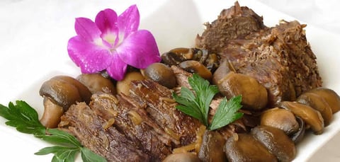 Boeuf aux Champignons à la Mijoteuse