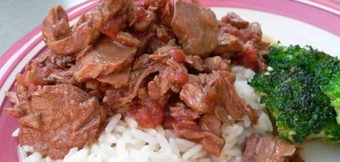 Boeuf aux Poivrons à la Mijoteuse