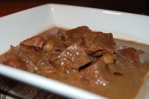 Boeuf Bourguignon (mijoteuse)