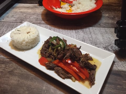Boeuf Effiloché Riz et Légumes