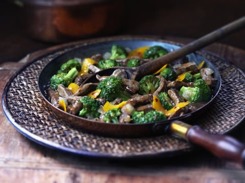 Boeuf et Brocoli à L'orange