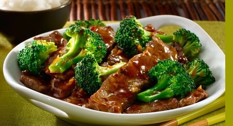 Boeuf et Brocoli au Gingembre