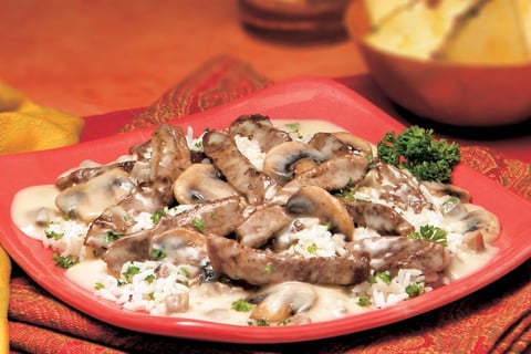Boeuf et Champignons à la Dijonnaise