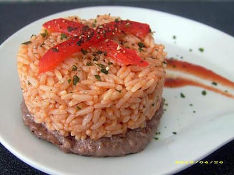 Boeuf et Riz à la Mexicaine