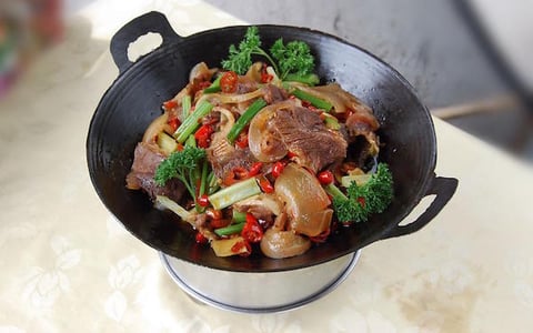 Boeuf Frit en Papillote