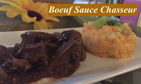 Boeuf Sauce Chasseur