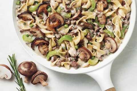 Bœuf Stroganoff en un Plat