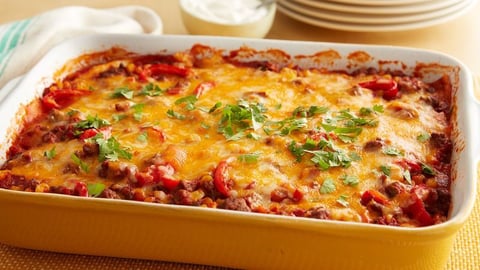 Boeuf Tortilla Taco Casserole