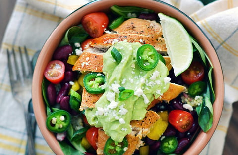 Bol de Salade au Dindon de Cali
