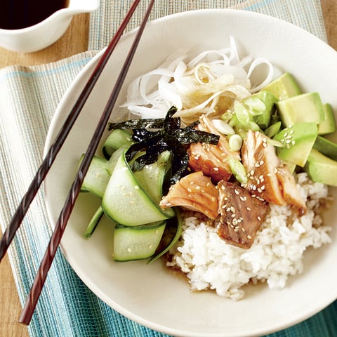 Bol-repas Saumon Teriyaki