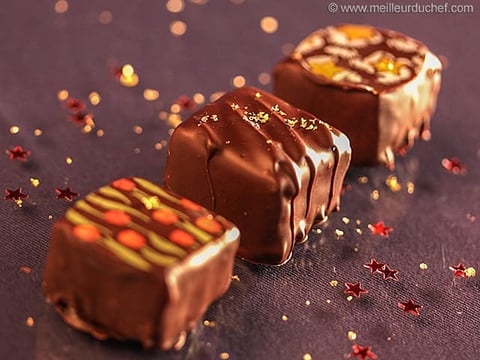 Bonbon Chocolat Fourré à la Ganache