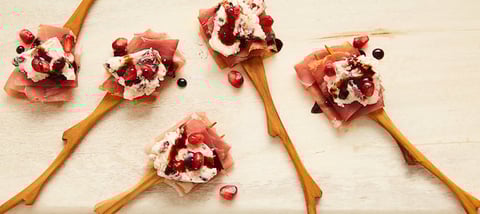 Bouchée de Prosciutto et Fromage à la Crème