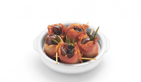 BOUCHÉES DE DATTES ET BACON