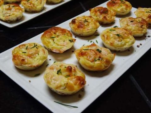 Bouchées de Ricotta et de Saumon Fumé