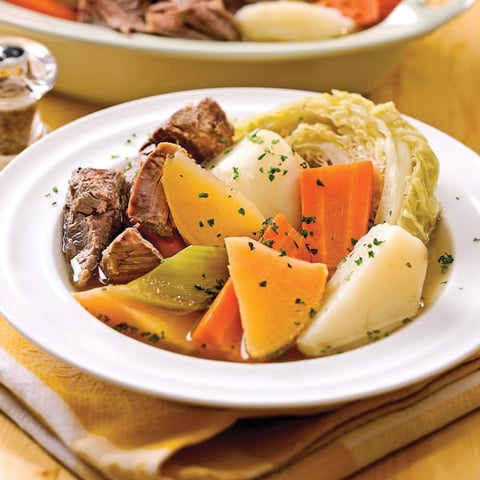 Bouilli de Boeuf aux Sept Légumes