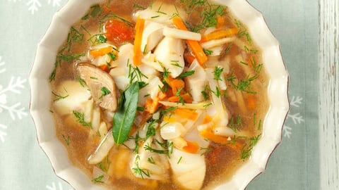 Bouillon Nordique au Cabillaud