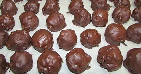 Boules de chocolat Rice Krispies