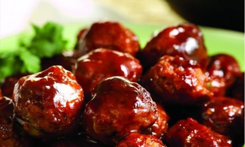 Boulettes aux Canneberges et au Piment Rouge (Mijoteuse)
