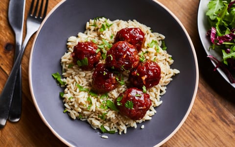 BOULETTES DE PORC CARAMÉLISÉES