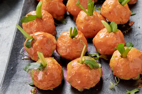 Boulettes de Poulet Buffalo pour L’Halloween