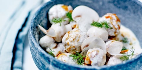 Boulettes de Veau aux Champignons et à L’aneth de David Toutain