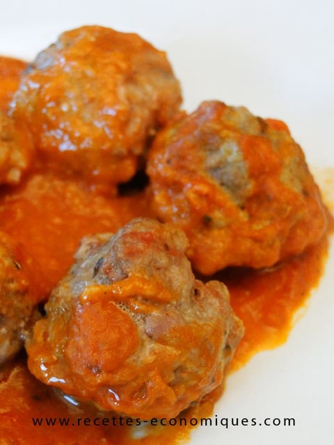 Boulettes de Viande à L’italienne