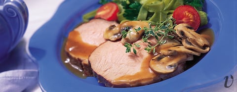 Braisé de Veau de Lait du Québec aux Champignons